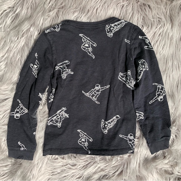 Kids Striped Waffleknit Layering Bundle in Black and Red; Size 6 - Picture 3 of 10